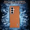 For Samsung Galaxy Z Fold 7 Case Luxury PU Plating Carbon Fiber Protective Back Cover Case For Samsung Z Fold 7 6 5 4 3 Shell