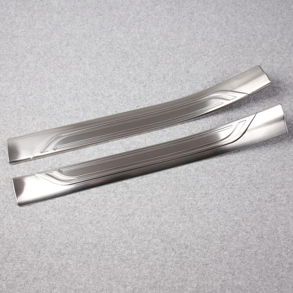 RUIQ Stainless Steel Interior Step Garnish for Honda Civic Designed for Honda Civic 2021 and Later (11th Generation) - Silver,