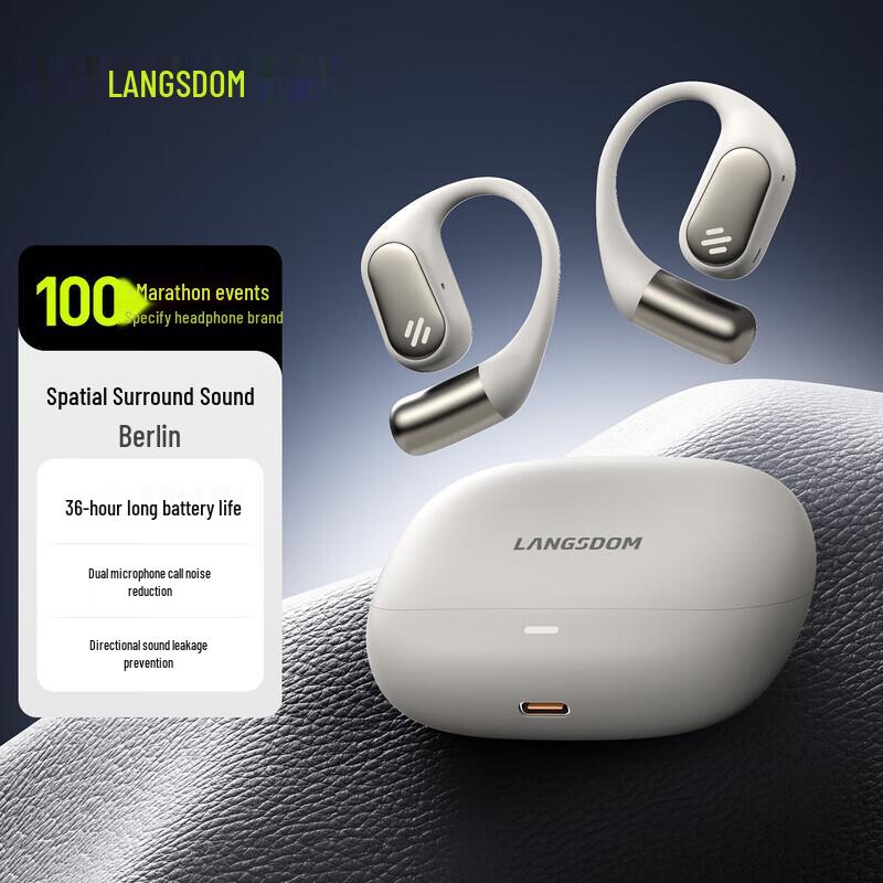 

Lanshton TS20 Open-Ear Clip-on Bluetooth Earphones