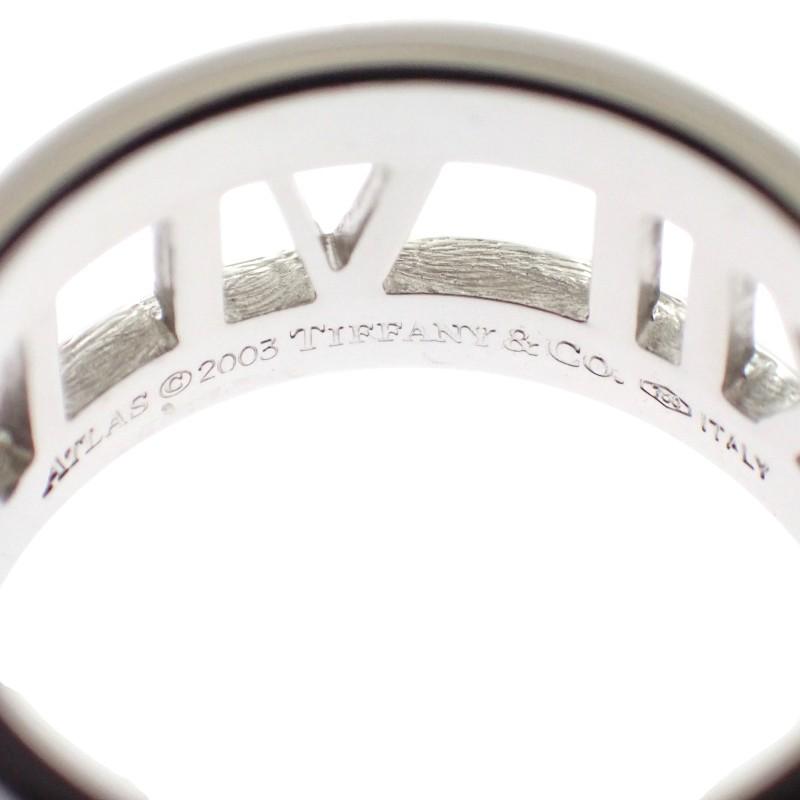 TIFFANY&Co.  # 8(Tamanho JP) anel ouro branco K18 Mulheres