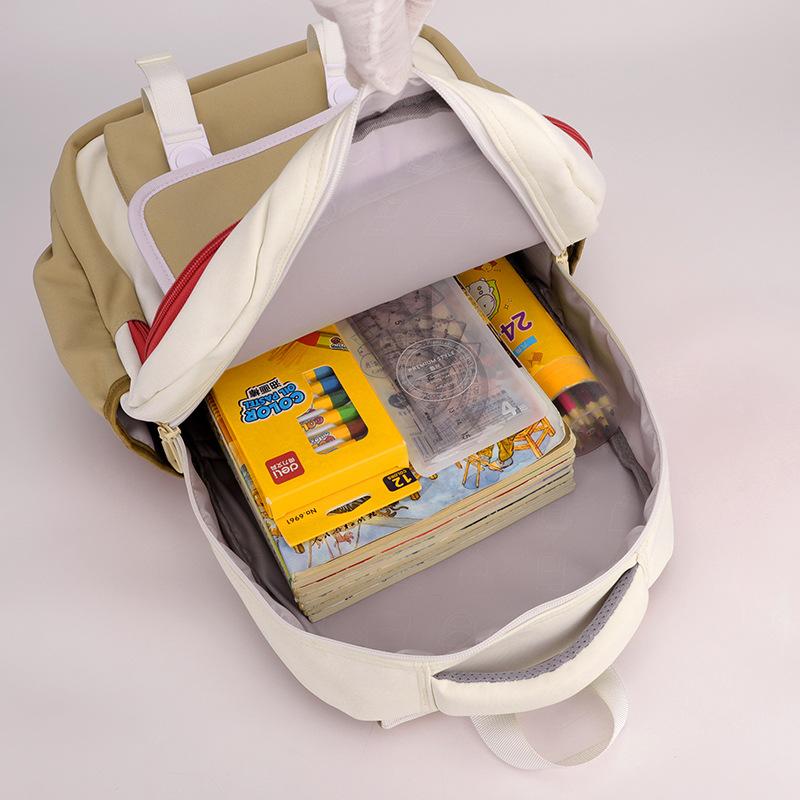 New Versatile Burden Reduction Elementary School Bag Junior High School Backpack Boys and Girls College Style Girls Backpack