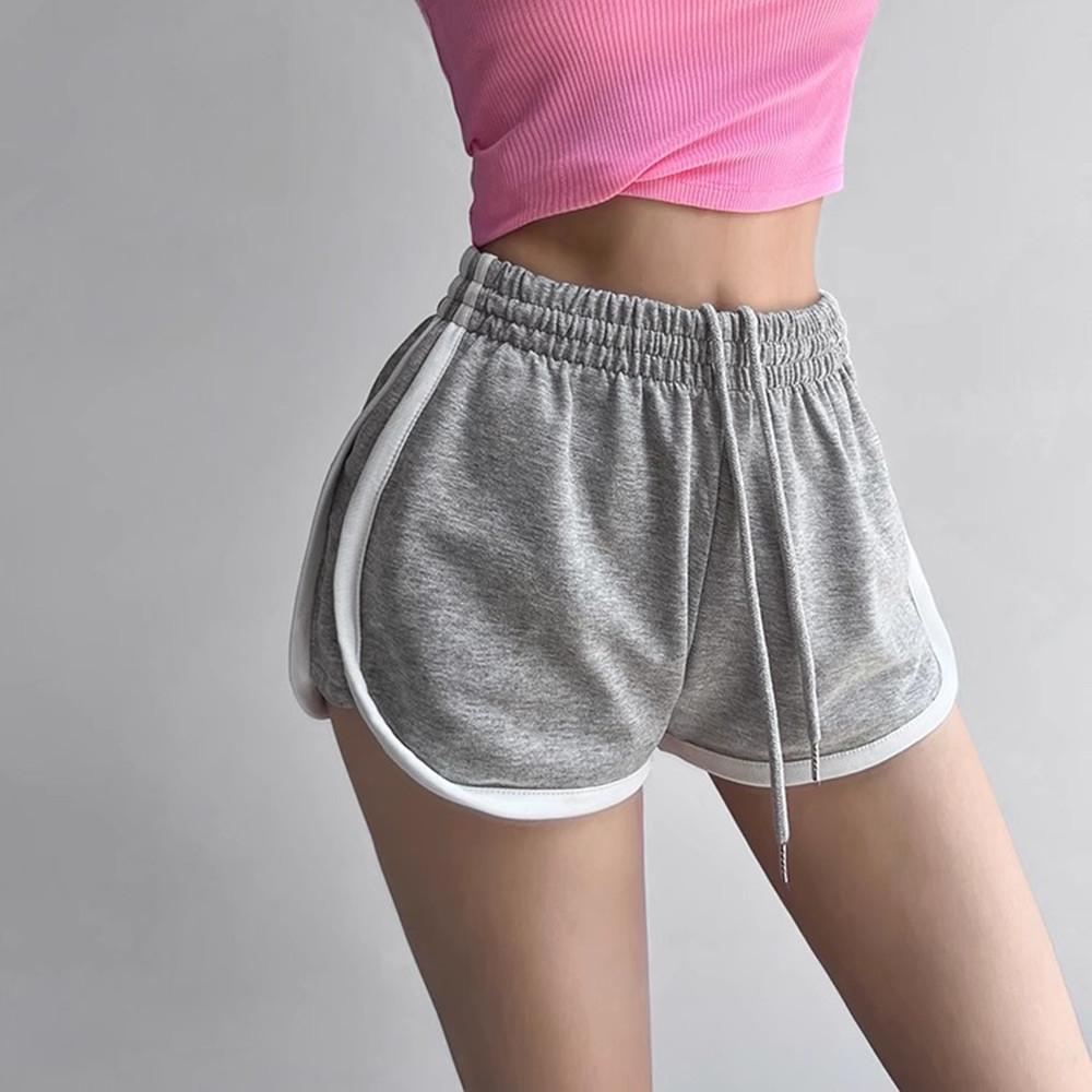 Fat Mm Sport Shorts Weibliche Sommer Tragen 2024 Neue Hohe Taille Lose Große Größe Freizeit Hause Breite Bein Hot Pants Tide