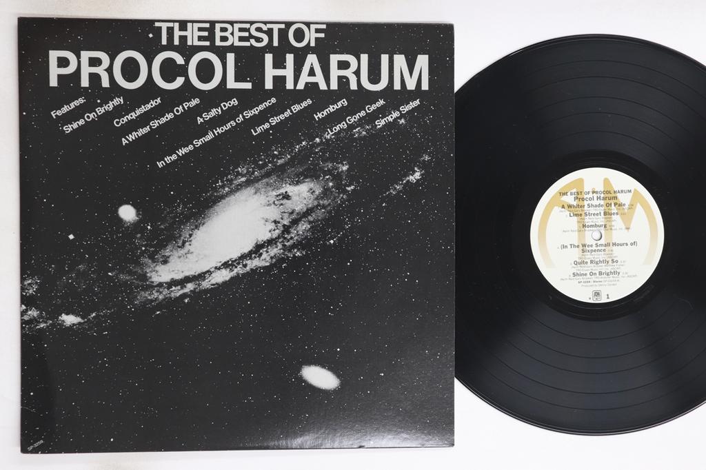LP Record PROCOL HARUM - Best Of Procol Harum SP3259 A&M 1982 US Rock Used