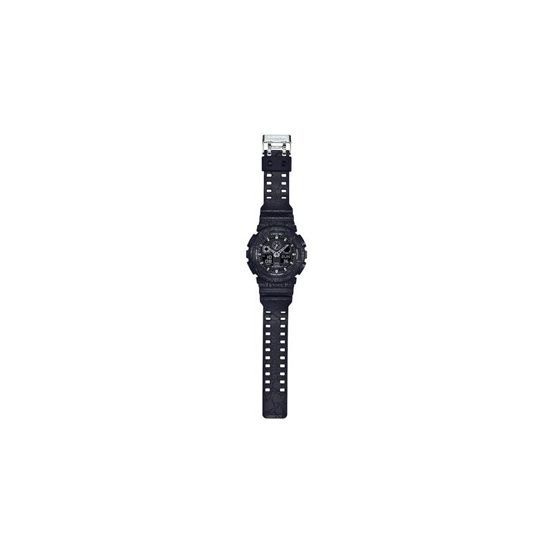 Casio LCD/pointer dual display series G-SHOCK YOUTH series Fashion trend contrast color street cool high-end classic pointer dual display GA-100CG-2A