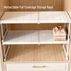 No-Drill Multi-Layer Wardrobe and Kitchen Storage Cabinet with Full Coverage Shelves