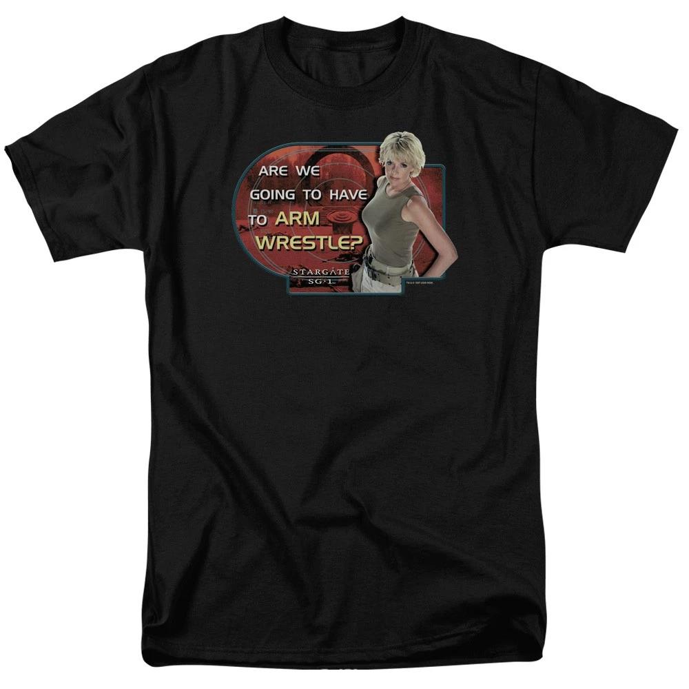 Stargate SG-1 - Arm Wrestle - Unisex Short Sleeve Children s T-shirt - Black 150