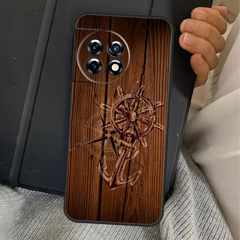 Compass Case For OnePlus 15 13 12 11 13R 13T 10T 10R 12R OnePlus Nord 5 CE 2 3 4 Lite N20 N30 Cover