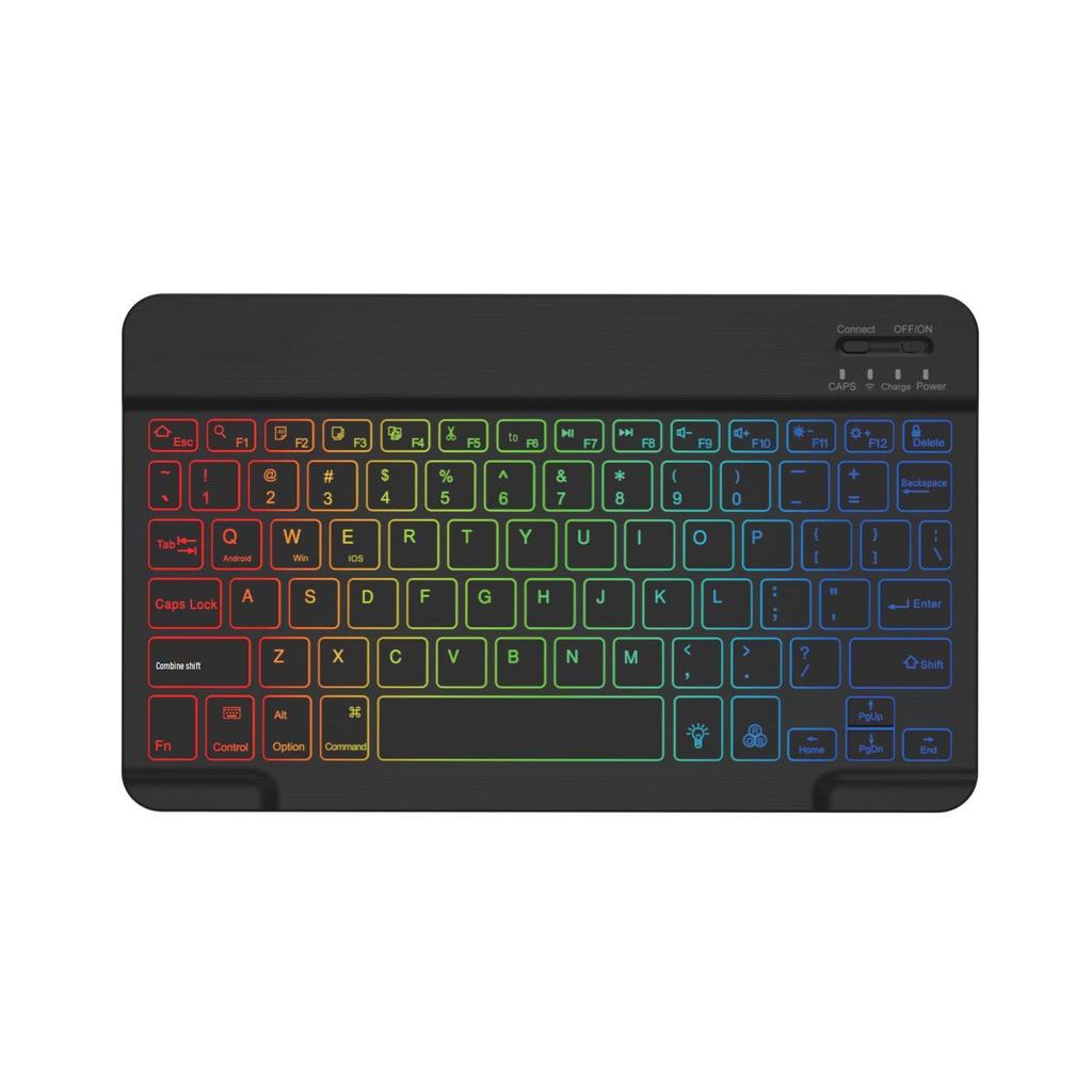 Russian Wireless RGB Backlit Bluetooth Keyboard & Mouse Set for iPad, Phone, Tablet