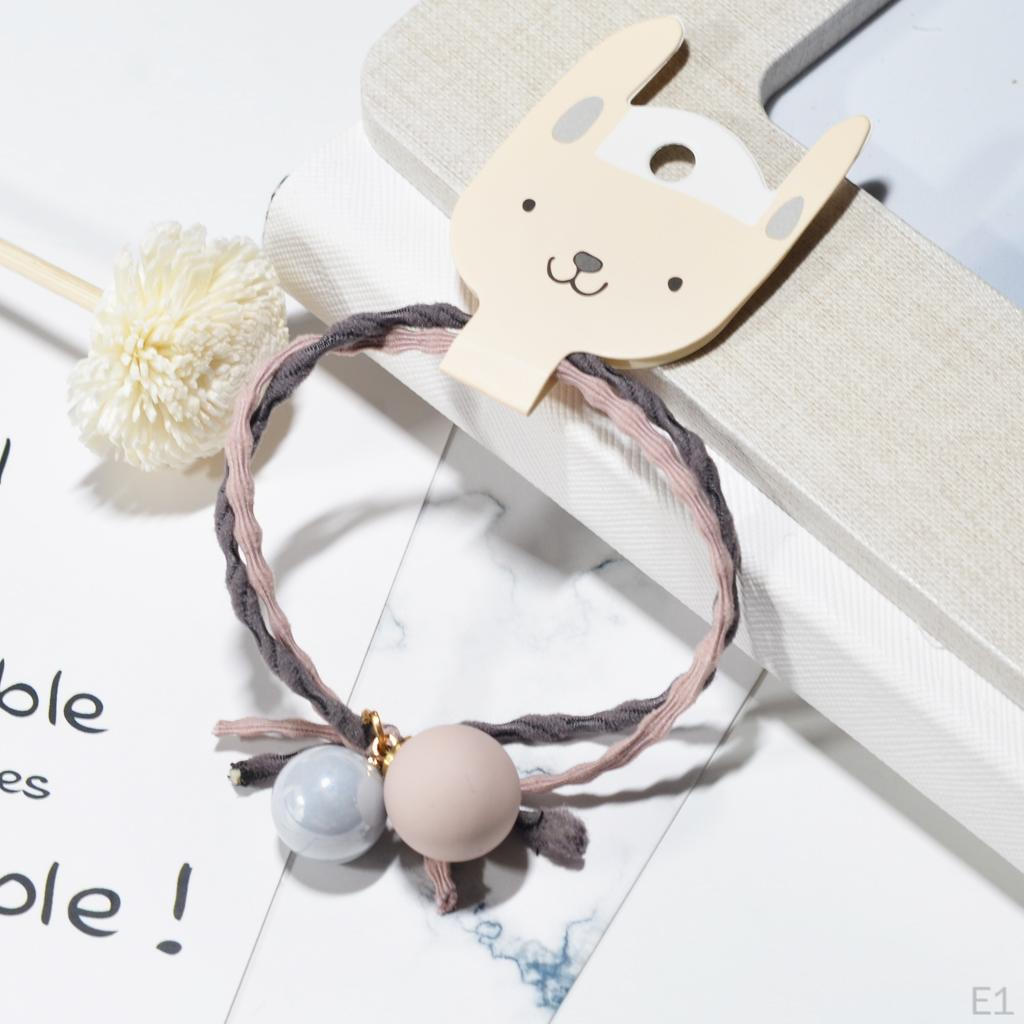 50pcs Cute Dog Hair Clip Claws Rope Hairgrips Hanging Card Display