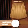 Lamp Shade Floor Holder Lampshade Frames Ring Fitter Lantern Diy Metal Support White