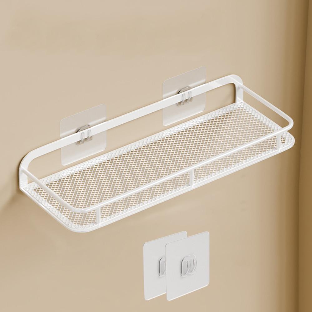 Large Capacity Shower Shampoo Rack Waterproof Cosmetic Storage Rack Kitchen белый