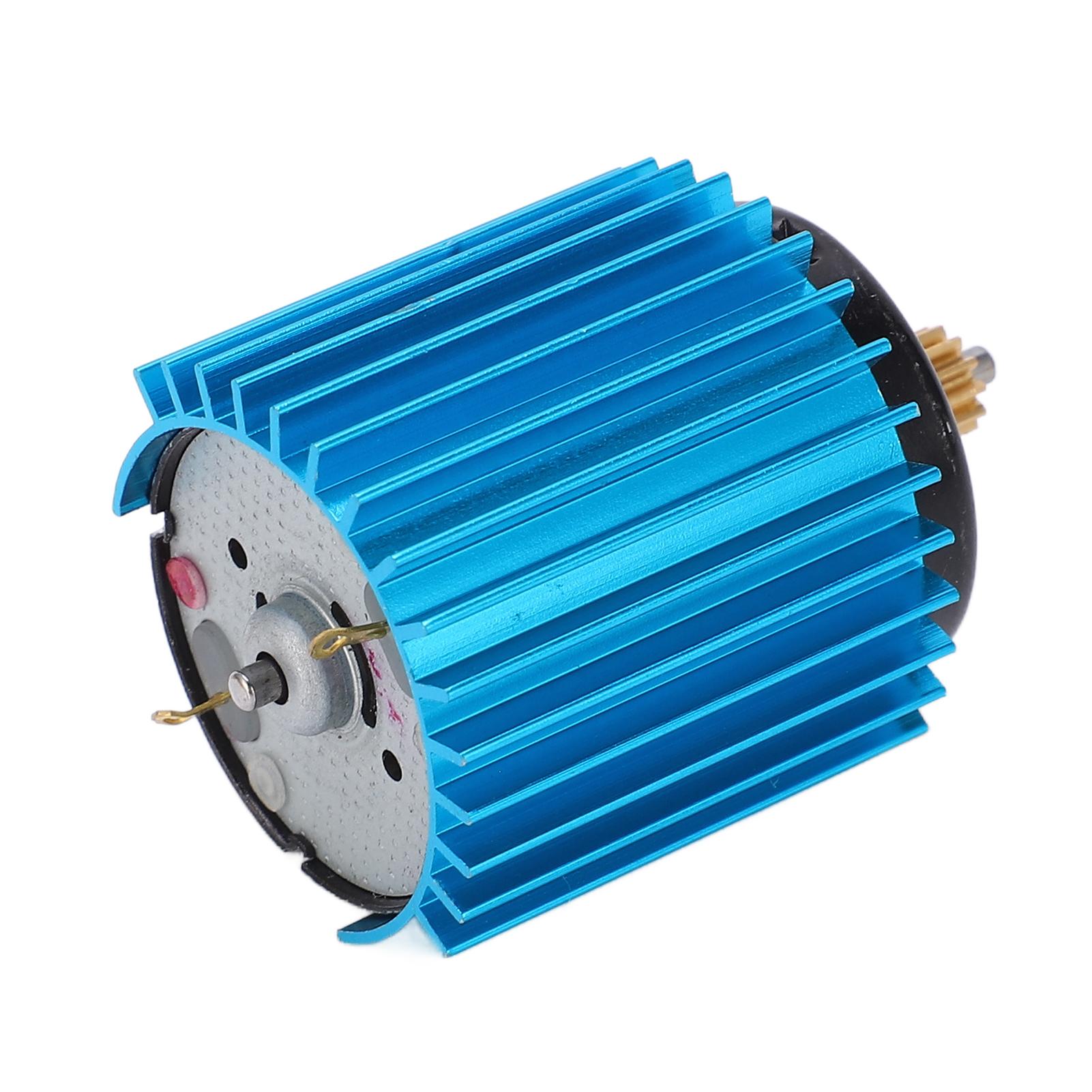 

52000 Rpm High Speed Metal 370 Motor Radiator RC Car Upgrade Parts Accessories for WPL D12(Blue ) синій