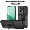 Armor Magnetic Ring Bracket Case For OPPO Reno 14 Pro 14F 5G Slide Lens Protector Cover for Reno14 Reno14F Funda