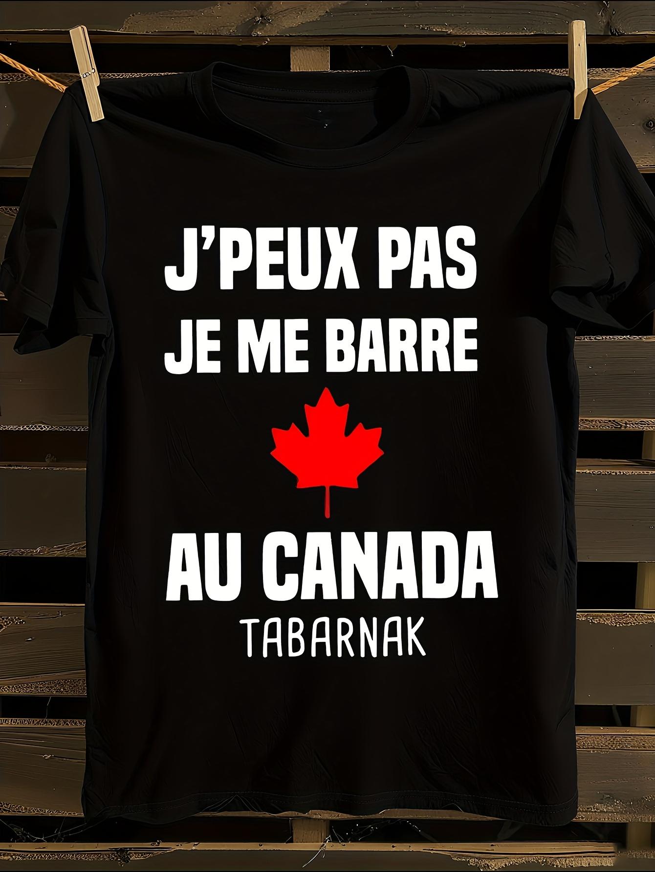 Funny French Canadian T-shirt L