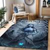 Looney Rabbits Urban Vibes Customized Name Area Rug Perfect for Living Rooms Bedrooms Hallway Entryway Anti-slip Rug Anime Office Decor