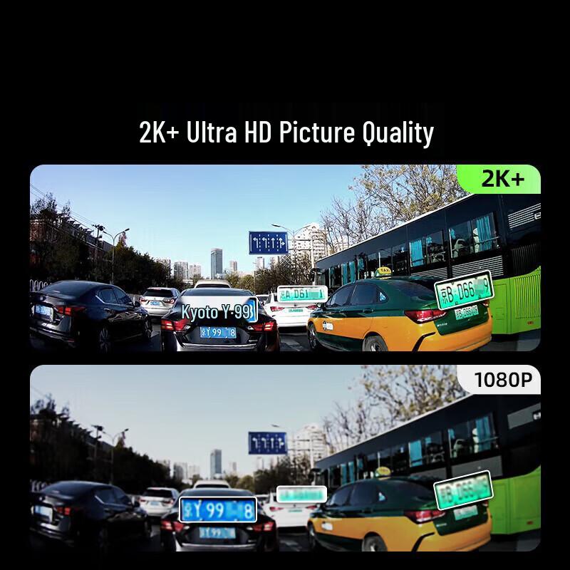 360 G300plus 2K UHD Dash Cam with 64GB Card (CN version)