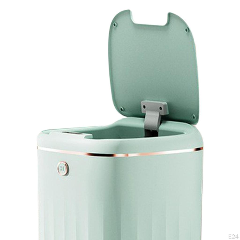 Automatic Garbage Can Touchless Container Bin Quiet with Lids Waterproof Bedroom