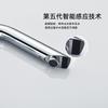 Smart Bathroom Faucet Chrome Inductive Washbasin Faucets Stream Deck Mounted Touchless Sensor Hot And Cold Mixer Tap
