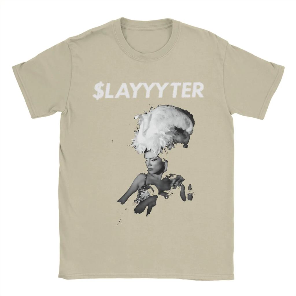 Oversized T Shirt Summer Slayyyter American Singer Fashion T Shirts  Cotton Tshirt for Adult Y2K Basic Short Sleeve Top Tees