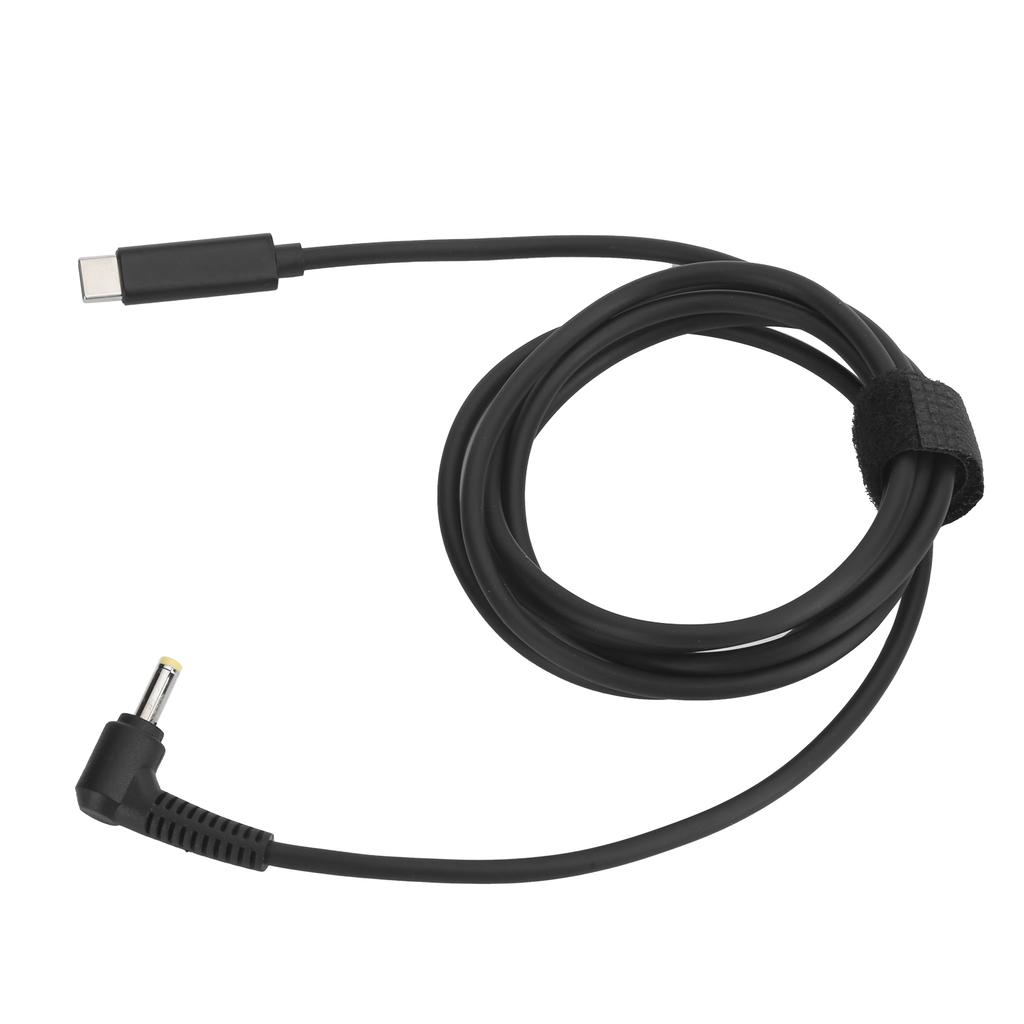 DC4.0 X 1.7mm 3A TYPEC Male Fast Charging Cable Portable 150cm Length for Laptop Power Supply