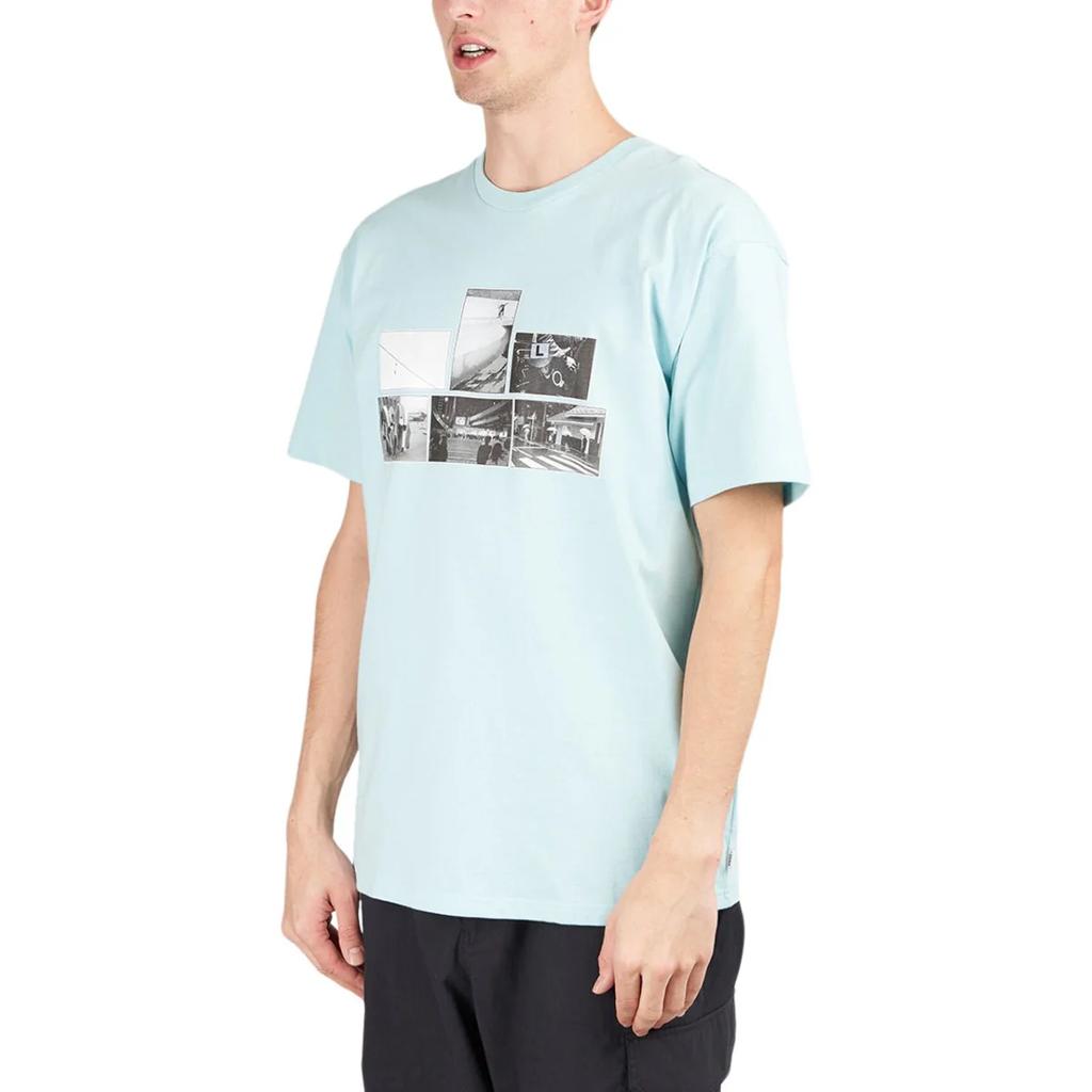 Vans X Ray Barbee X Leica Collaborative Print Sports Crew Neck Short Sleeve T-Shirt Unisex Tops Light-Blue VN0A7PIZYXG