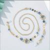 Luxury Eyeglass Chain Jewelry Premium Metal Crystal Beaded Design Secure Glasses Holder For Reading Sunglasses Accessories