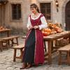 Women's Vintage Corset Dress for Halloween Costume Party