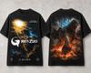 Godzilla Minus Zero Graphic T Shirt Vintage Kaiju Streetwear Cotton Tee