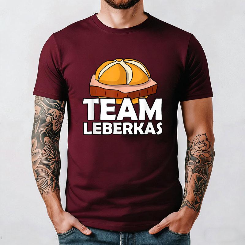 Leberkäse T-Shirt Oktoberfest München Bayern Fun Shirt Lustiges Neues Sommer Kurzarm-T-Shirt Gestartet Lässiges Baumwoll-Print-Oberteil