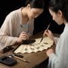 Handwritten Calligraphy Bamboo Folding Fan Antique Style Hand Fan Dance Fan  Calligraphy Painting