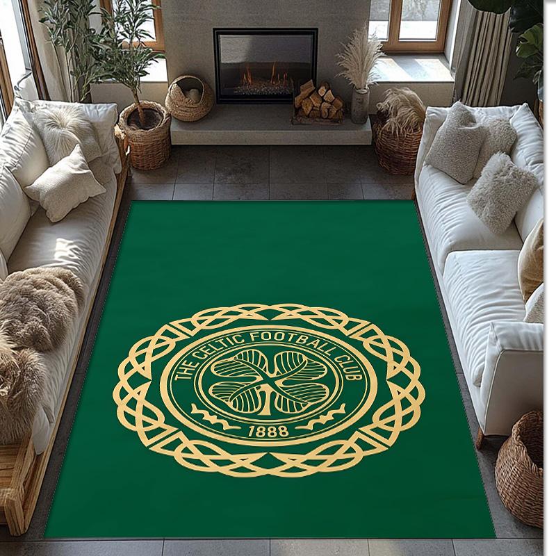 arsenal Printed Flannel Area Rug Non Slip Soft Polyester Floor Carpet Indoor Decor Mat for Bedroom Living Room Sofa