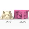Silicone Mold Flower Pots Mold Succulent Planter Moulds Dog Shape Concrete Casting Molds Suitable for Crafting Planter
