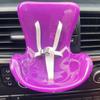 Dekorativer ABS-Autositzhalter für 10-17cm Puppen Sicheres Reise-Display-Ornament Geschenk-Displayständer Gelb