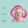 Convertible Design 2-in-1 Baby Ear Muffs Adjustable Band Toddler Noise Reduction Earmuffs  Outdoor
