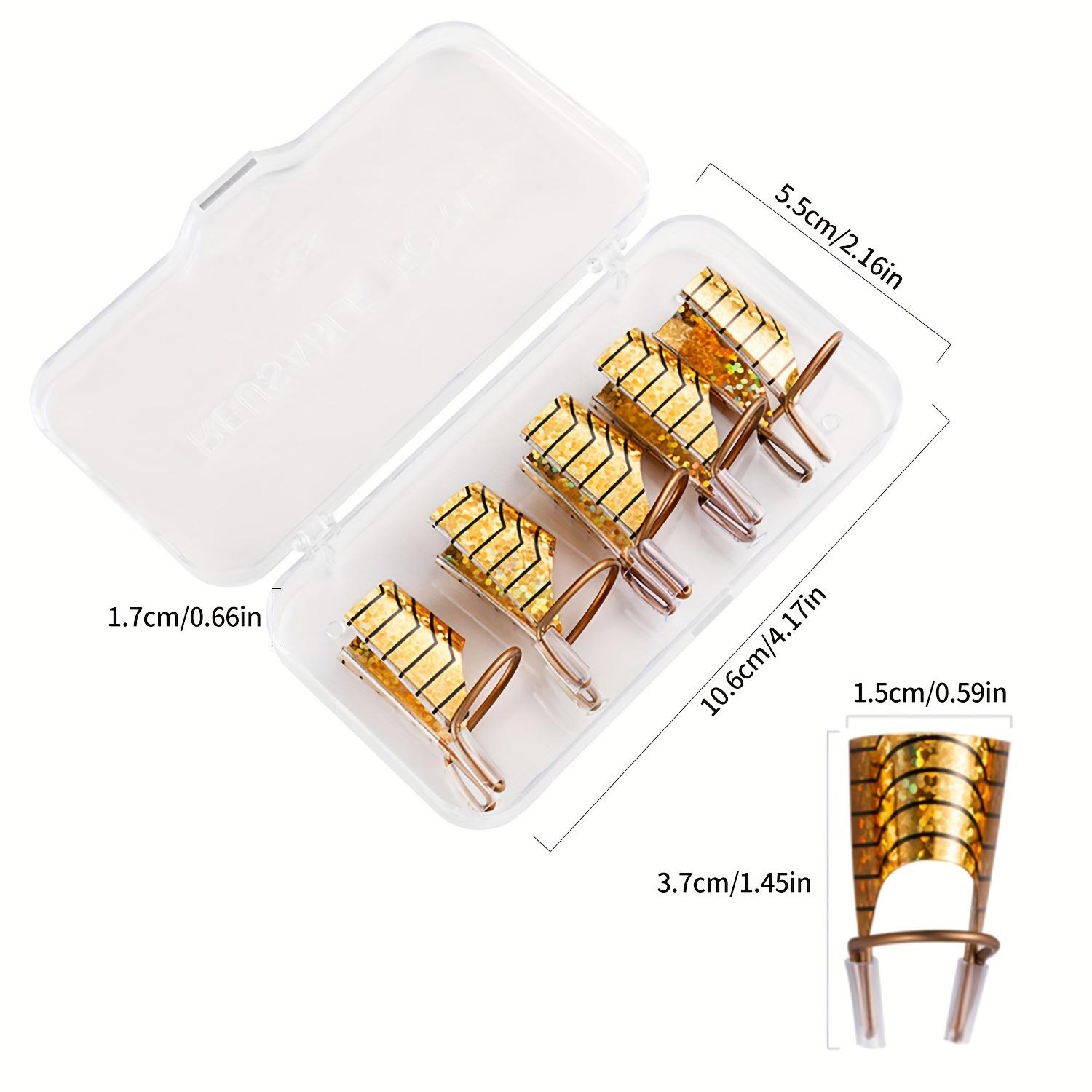 Nail Finger Rest Metal Aluminum Rest Phototherapy Nail Extension Finger Rest Nail Patch Traceless Full Patch Extension Nail Shaping Rest Nail Tool 5pcs