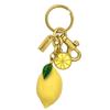2025  Gilt Lemon Keychain Bag Pendant Keychain Fashionable Personalized Bag Pendant Key Ring Accessories Bag Chain