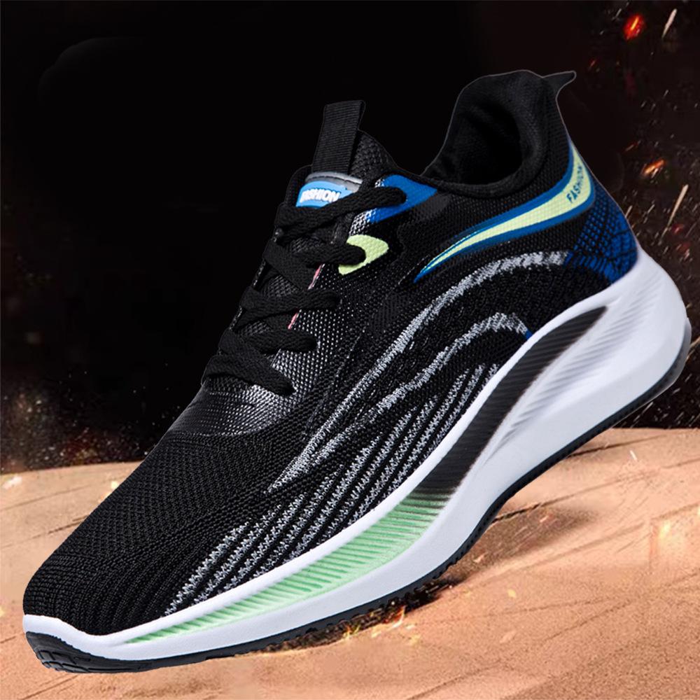 New Fashion Summer Breathable Mesh Shoes Men's Casual Shoes Trendy Versatile Shoes Ultra-light Mesh Running Sneakers