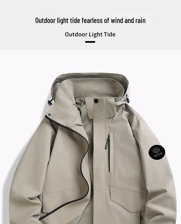 2025 Women's Trendy Windbreaker: Spring/Autumn Waterproof, Windproof, Lightweight, Loose-Fit for Travel, Work & Mountaineering