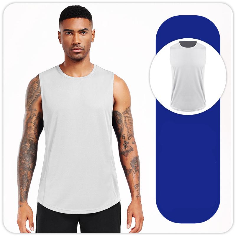 Pánské tílko na běhání do posilovny bez rukávů Joggerová tílka Tréninkový badminton Prodyšné Sportovní rychleschnoucí tričko S M L XL XXL 3XL 4XL