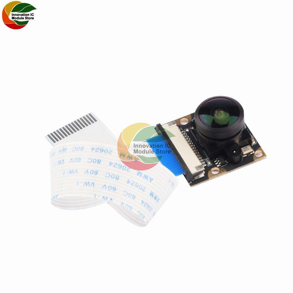 For Raspberry Pi 3/4 Generation 3B+ Camera Module 5 Million Pixel 160 Degree Ultra Wide-angle Lens Dvp Interface for ESP32