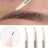 Ultra-Fine Angled Eyebrow Pencil Ultra-Fine Pen Tip, Curved Tip Eyeliner Pen For Lower Lashes Long-Lasting Waterproof Brow Makeup For Beginners