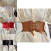 Elegant Womens Waist Belt With Ruffled Edge Design Perfect For Dresses Shirts And Casual Styles