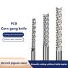 Solid Carbide Corn End Mill Milling Cutter Bits D0.8, 1.0, 1.6, 1.8, 2.4, 3.1 Pcb End Mill Cutting Milling Tools