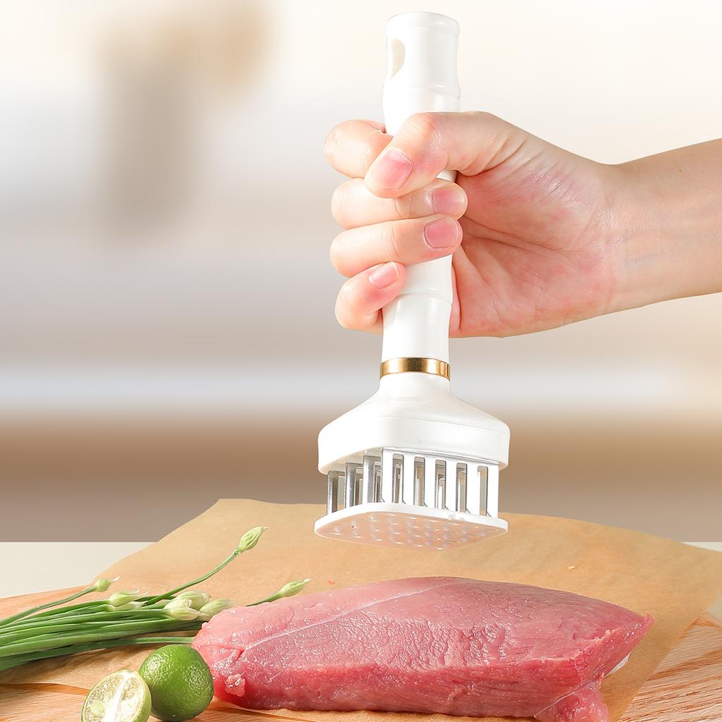 Household Steak Pork Chop Quick Loosening Needle Practical Stainless Steel Tenderizer Tenderizer Meat Hammer Meat Hammer 4