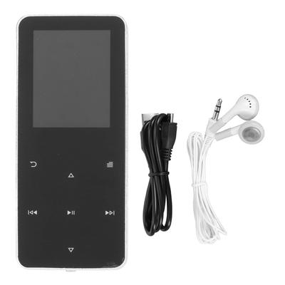 MP3-Player Bluetooth 4.2 1,8-Zoll-Farbbildschirm Touch Key Video Play Tragbarer Musik-Player mit Lautsprecher