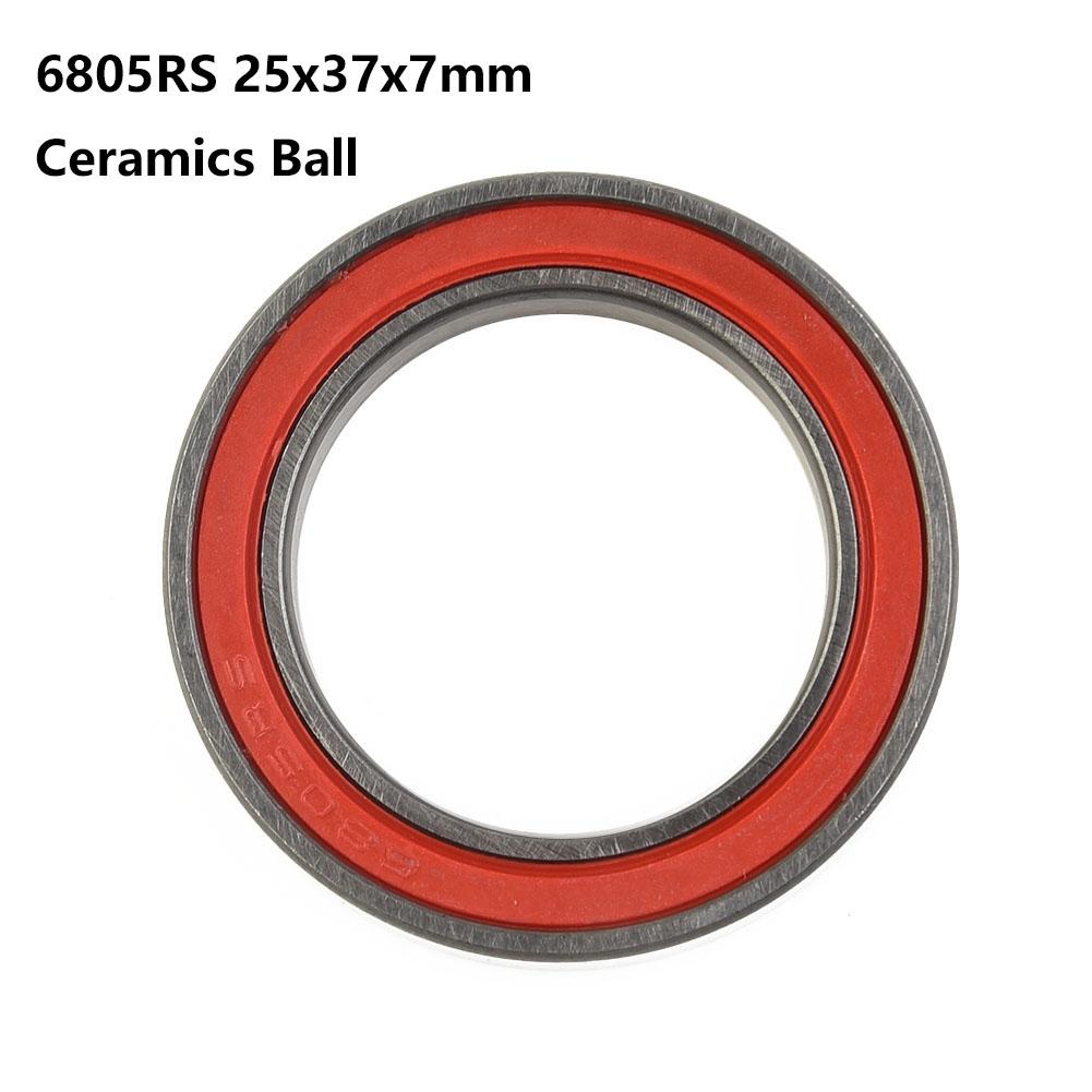 19g Ceramic Bearing 25x37x7mm Silver+Red Steel+Ceramic