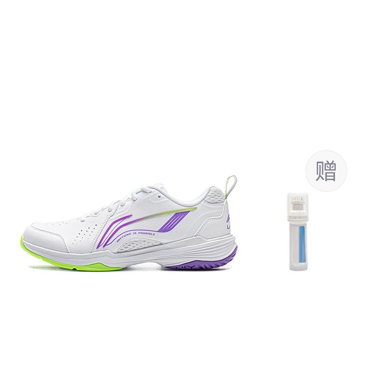 Li Ning Flying Eagle Atmungsaktiv und Leicht Niedrig geschnittene Badminton-Schuhe Unisex Standard Weiß AYTU001-8