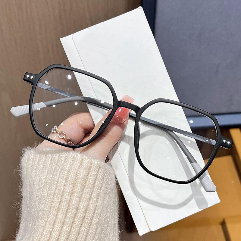 Fashionable Ultra Light Photochromic Reading Glasses with Large Frame and Anti Blue Light for Elderly People in Reading Glasses