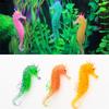 Small Aquarium Artificial Luminous Lionfish Fish Tank Landscape Silicone Fake Fish Floating Glow In Dark Ornament Home Decor