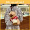Capybara Bag Plush Cartoon Wear Clothes Skew Bag Girl Children Holiday Gift Doll